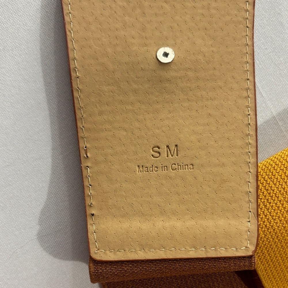 Stylish Women's Waist Belt Trio - Gold, Yellow, Brown - Picture 3 of 3